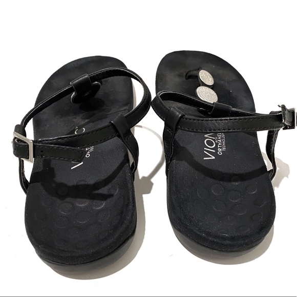 Vionic Lizbeth T-strap Leather thong sandal - Picture 6 of 7